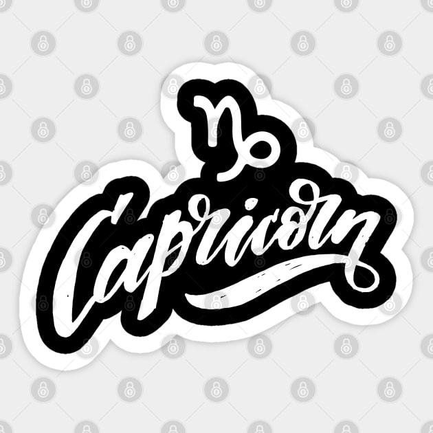 Capricorn Sticker by machmigo